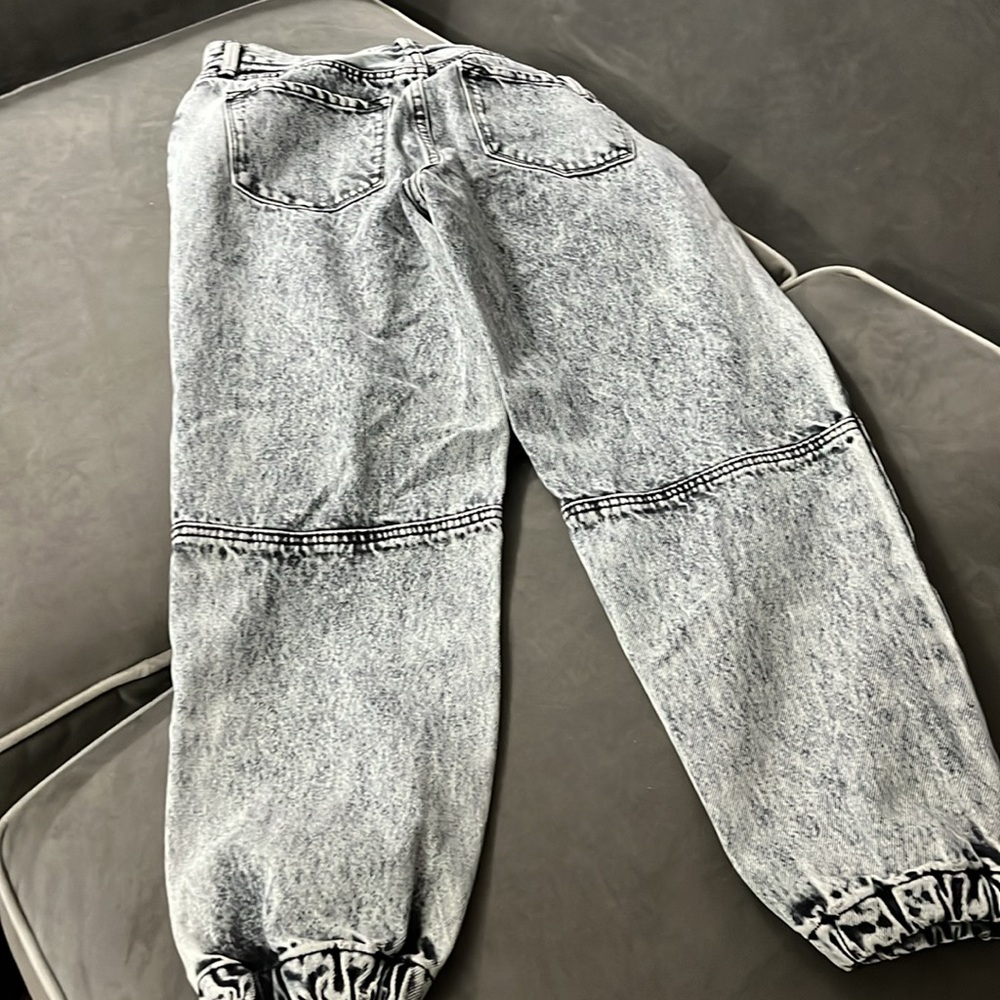 Kancan 5/26 acid wash jogger jeans 5 pockets zipperfly 100% cotton - Picture 3 of 12